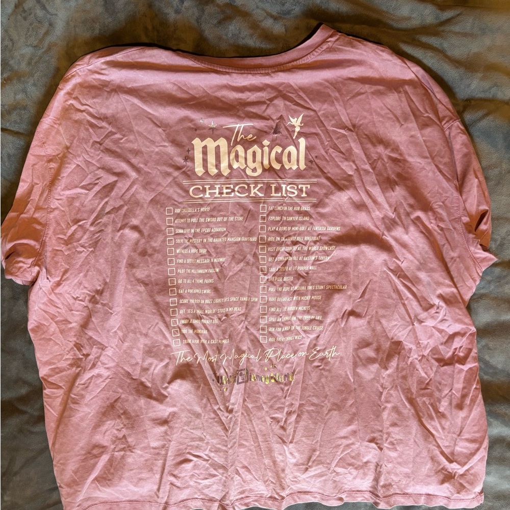 WDW Disney Magical Checklist Tee